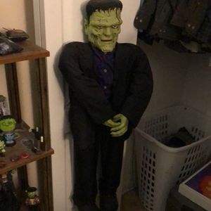 RARE Frankenstein Monster hanging wall decor 36" long 14" wide